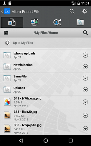 Облачный сервер Micro Focus Filr